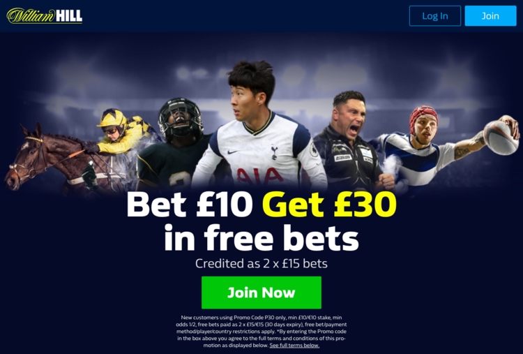 William Hill screenshot