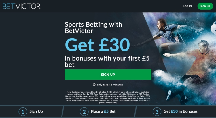 BetVictor screenshot