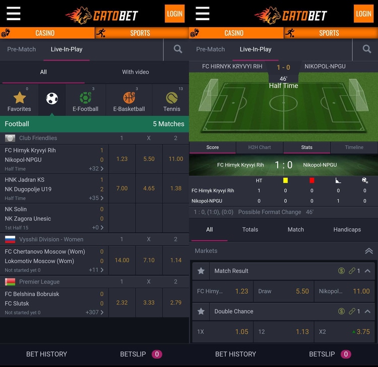 GatoBet app screenshot