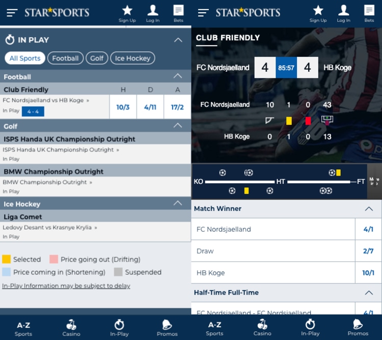 Star Sports app screenshot