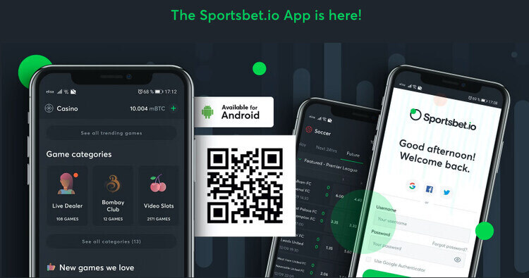 Sportsbet.io screenshot