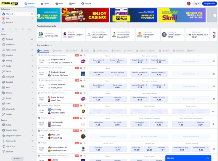 Cyber.bet screenshot
