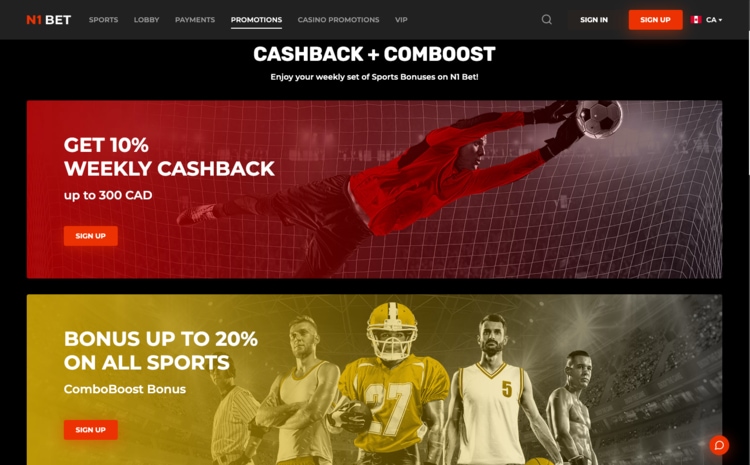 N1 Bet screenshot