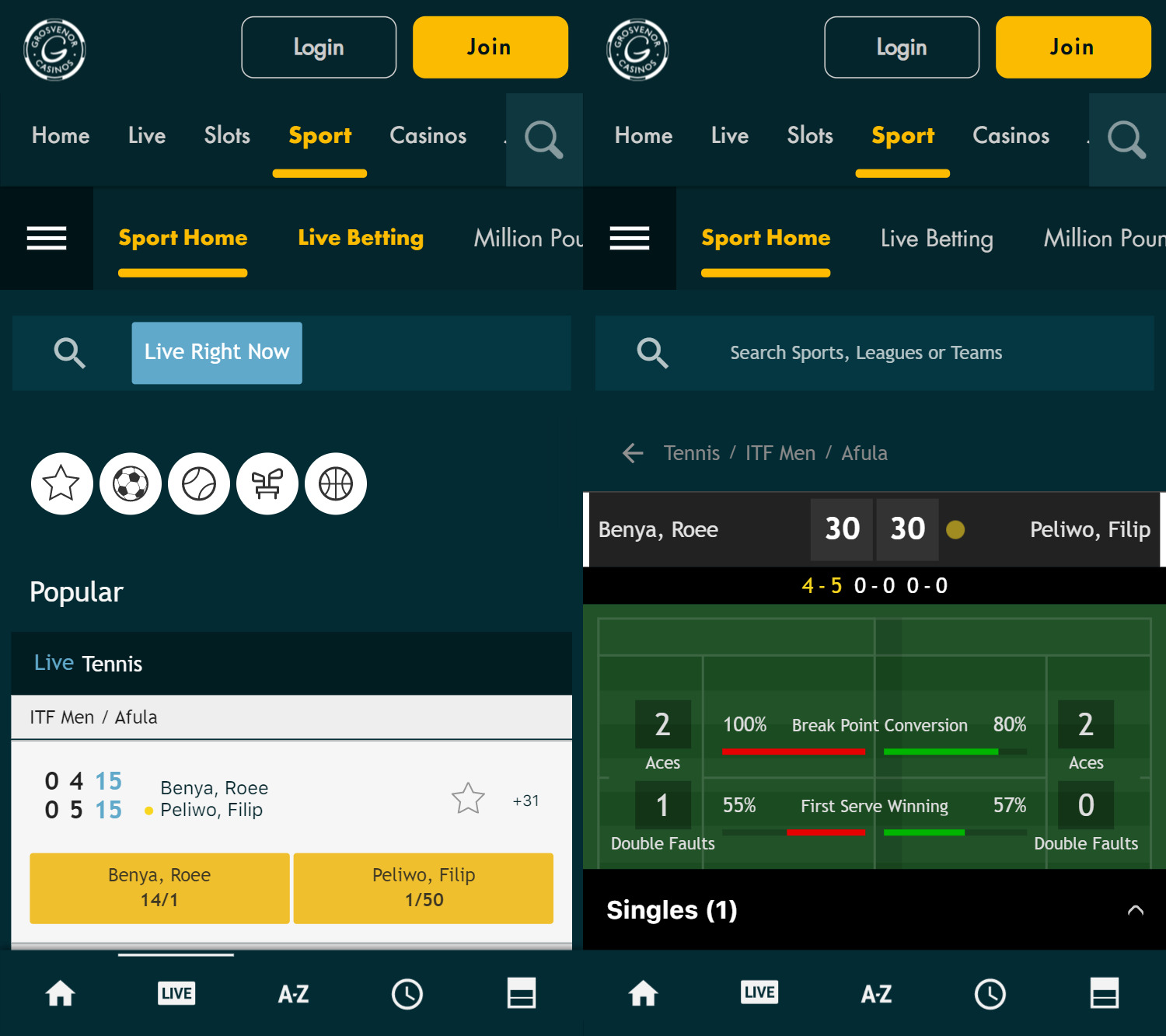 Grosvenor app screenshot
